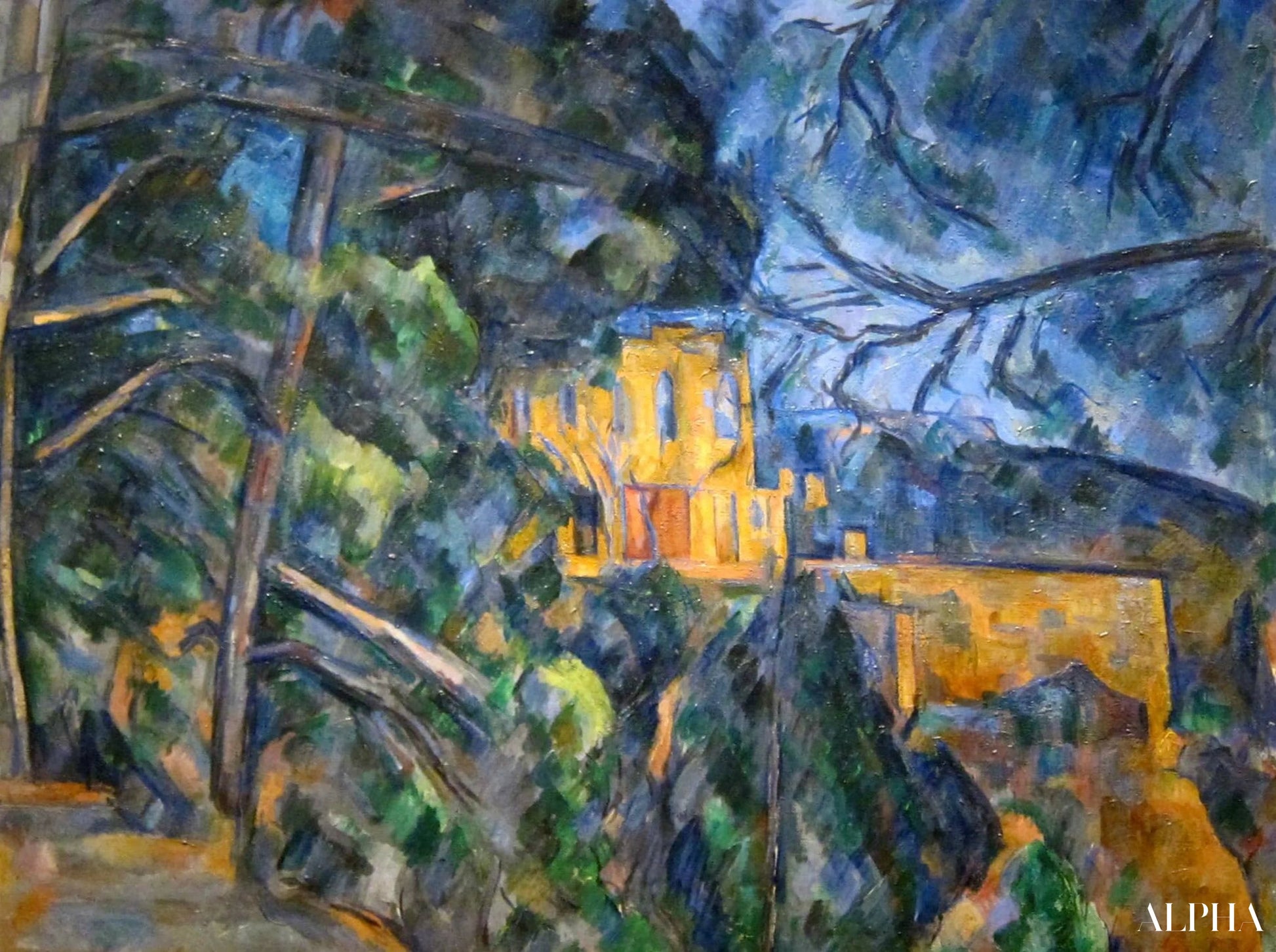 Château Noir 1904 - Paul Cézanne - Reproducties van schilderijen en hoogwaardige schilderijen