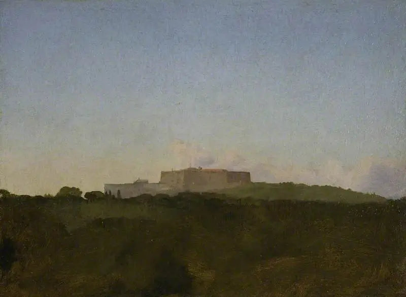 Kasteel Sant'Elmo, vanaf Capodimonte - Edgar Degas