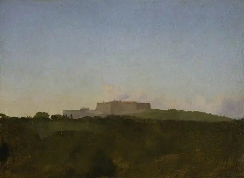 Kasteel Sant'Elmo, vanaf Capodimonte - Edgar Degas