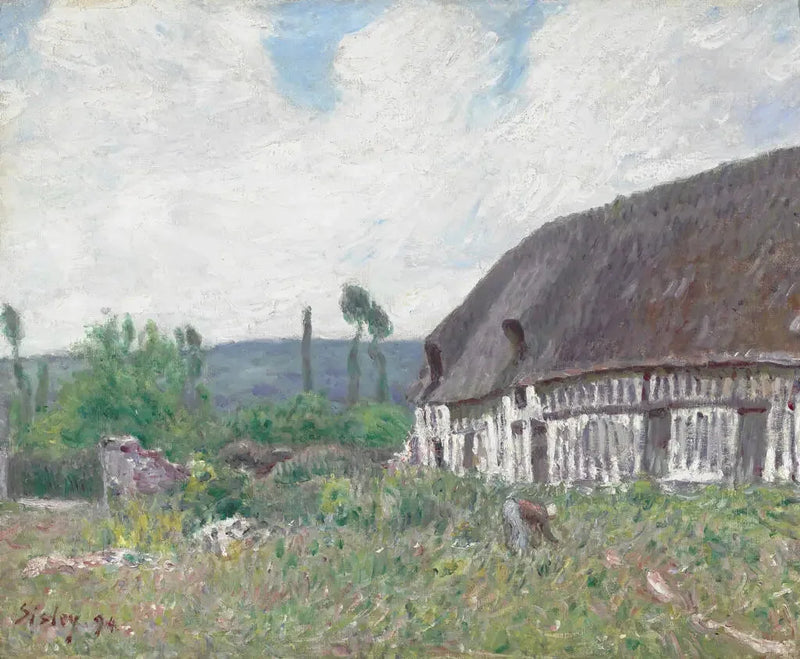 Normandische Hooiberg - Alfred Sisley