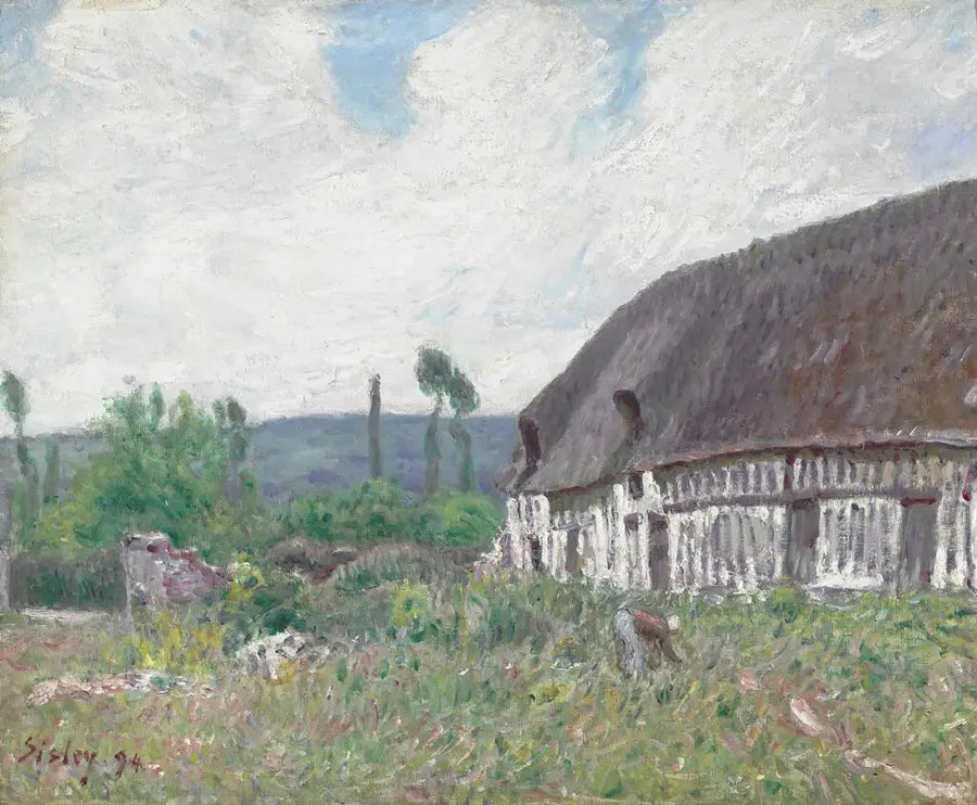 Normandische Hooiberg - Alfred Sisley