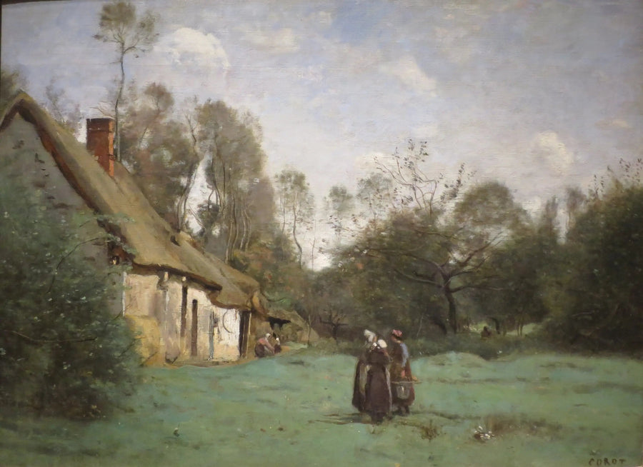 Hoeve in Normandië - Jean-Baptiste Camille Corot