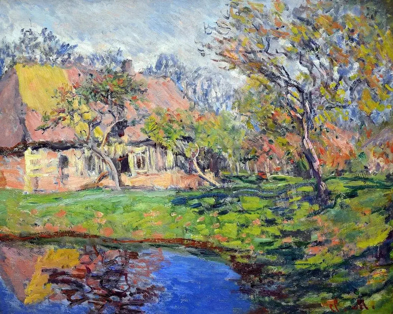 Normandisch huisje - Claude Monet