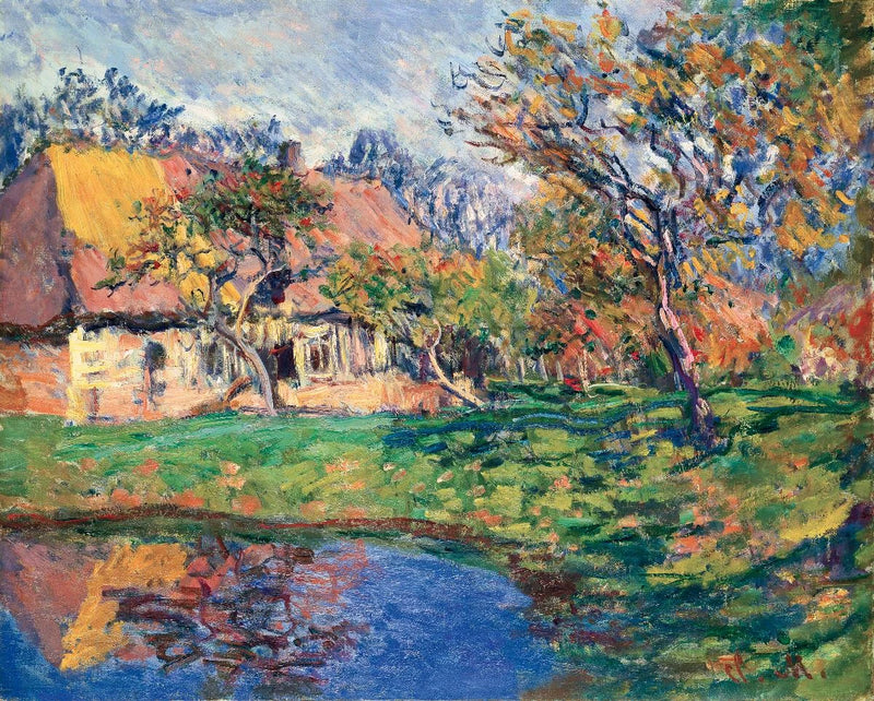 Normandisch huisje - Claude Monet