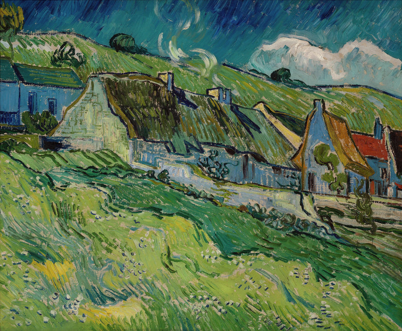 Boerderijen in Auvers-sur-Oise - Vincent van Gogh