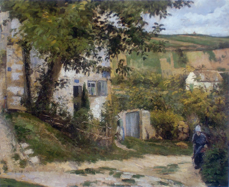 Pad naar L'Hermitage - Camille Pissarro