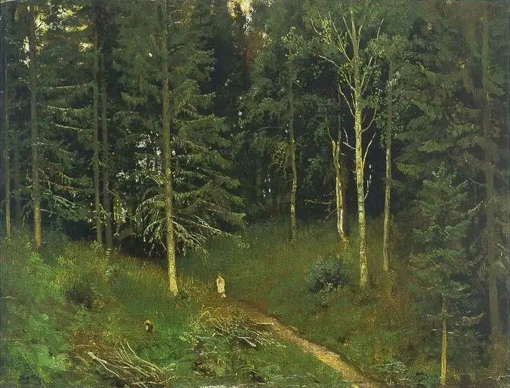 Wandelpad door het bos (dennenbos) - Ivan Chichkine

Source:
Chemin dans la forêt (forêt d'épicéas) - Ivan Chichkine