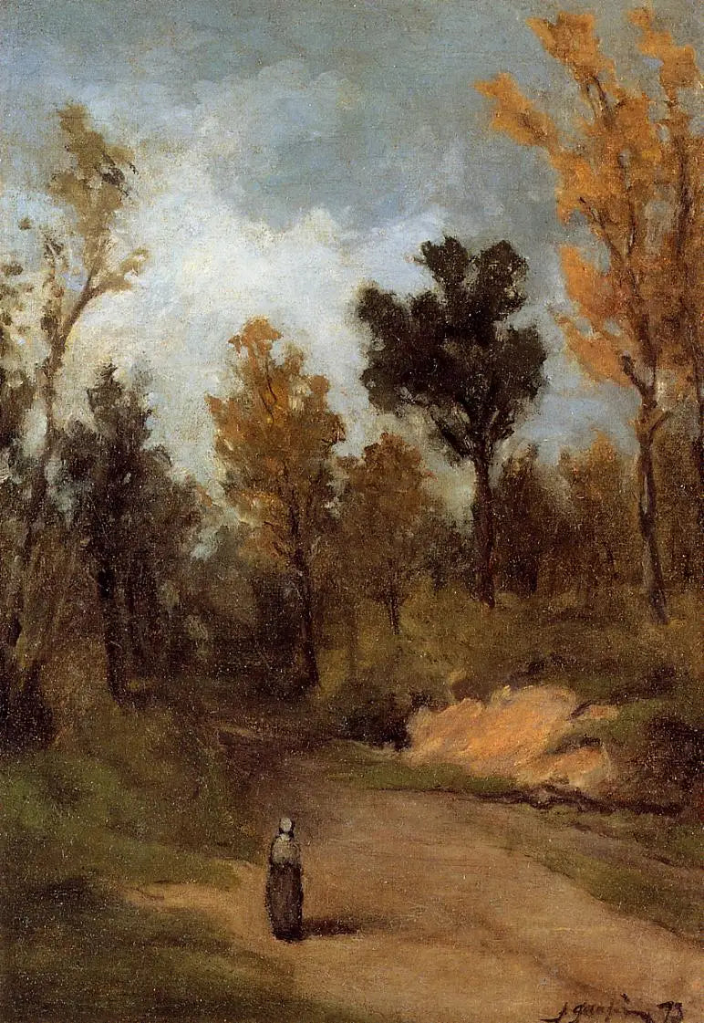 Pad door het bos - Paul Gauguin