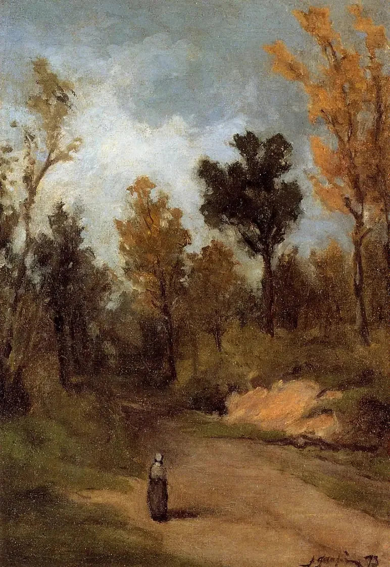 Pad door het bos - Paul Gauguin