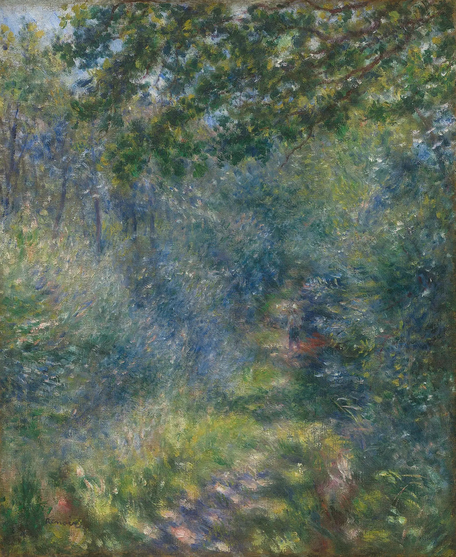 Pad in het bos - Pierre-Auguste Renoir
