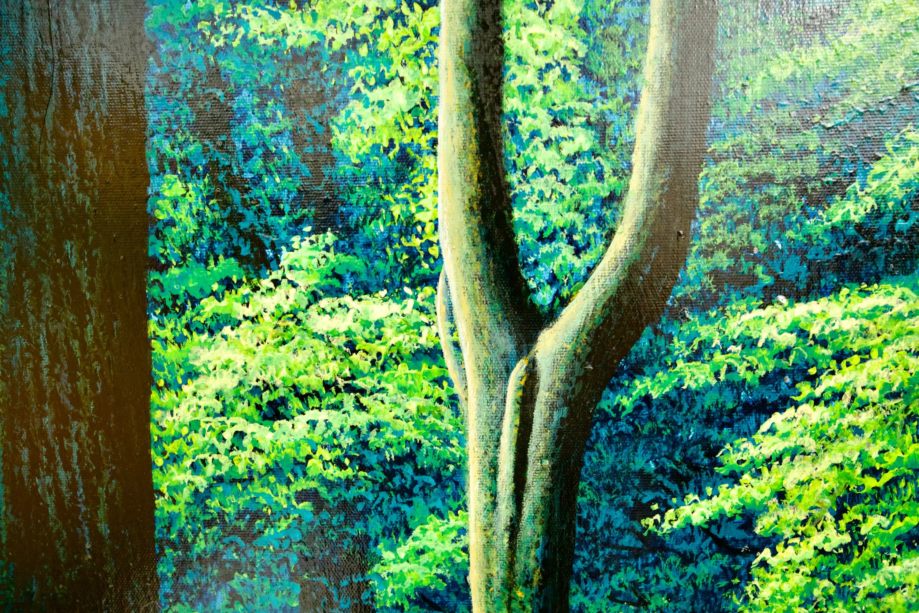Chemin dans la Forêt Verte | 130 x 190 cm Reproductions de tableaux à la peinture à l’huile
