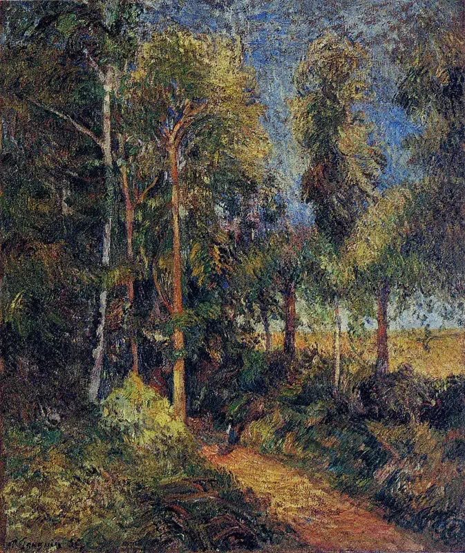 Pad door het beukenbos - Paul Gauguin