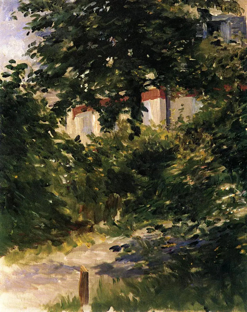 Tuinpad in Rueil - Édouard Manet