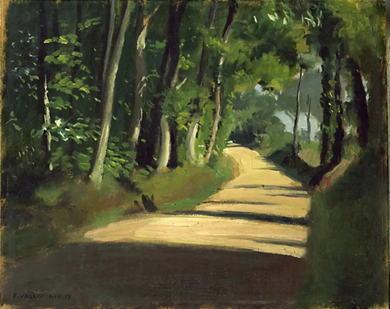 Zonovergoten pad in Honfleur - Félix Vallotton

Source:
Chemin ensoleillé à Honfleur - Félix Vallotton