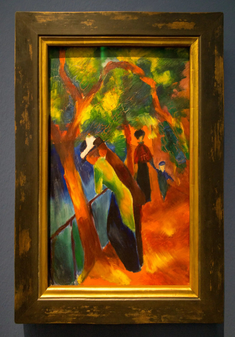 Zonovergoten pad - August Macke