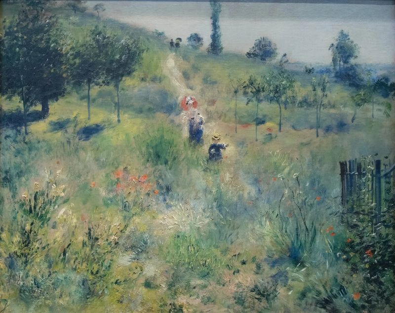 Oprit in het hoge gras - Pierre-Auguste Renoir