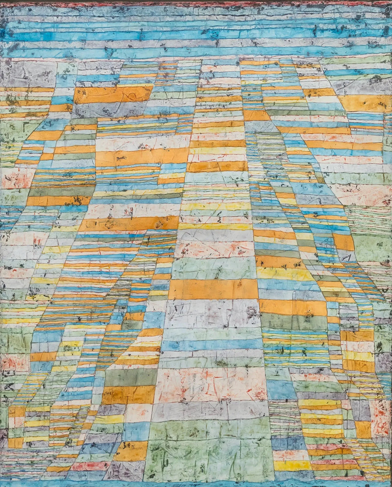 Hoofdweg en zijpaden - Paul Klee