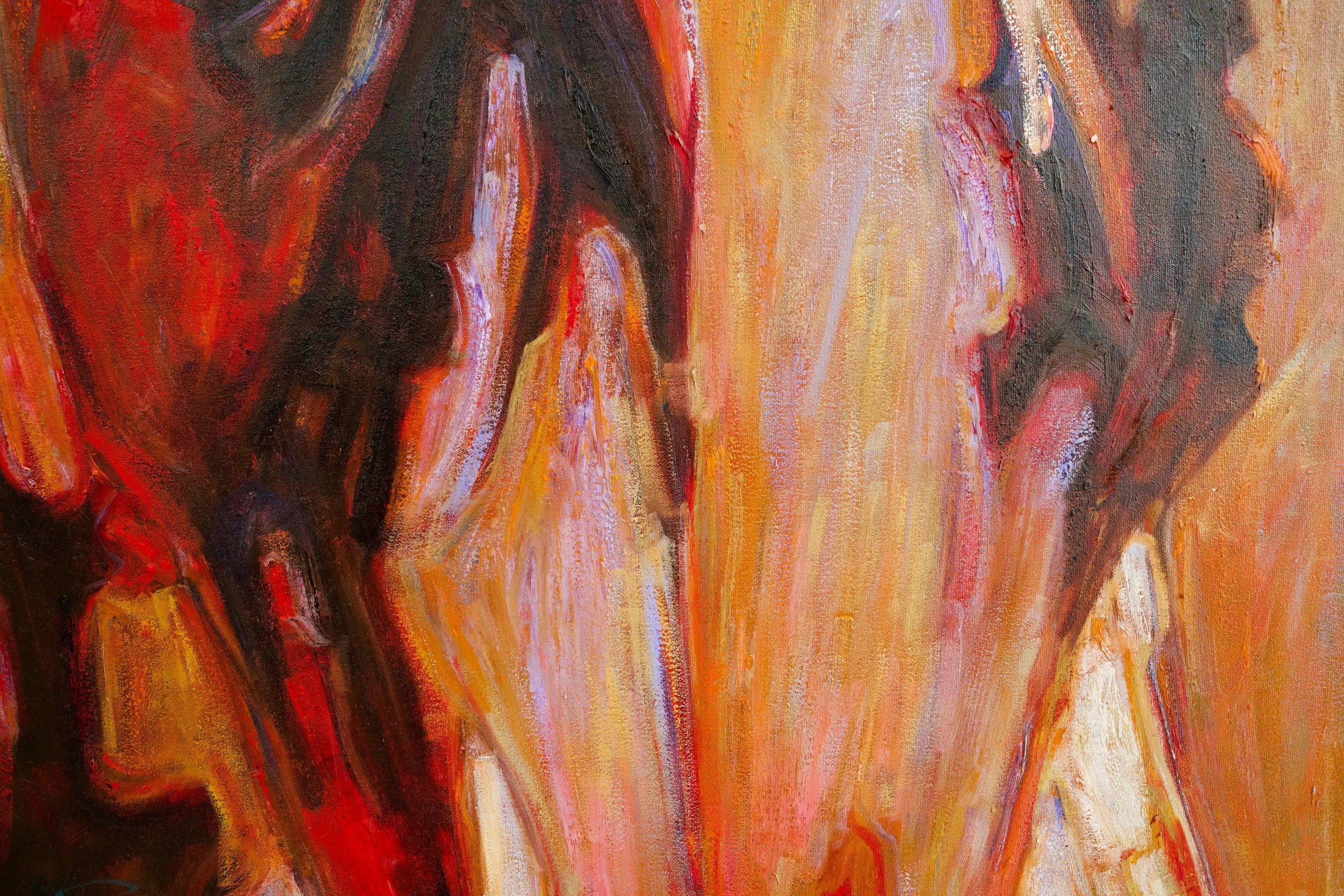 Cheval Abstrait | 100 x 100 cm Reproductions de tableaux à la peinture à l’huile