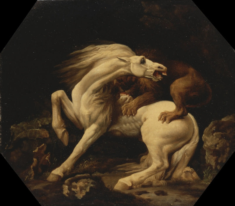 Paard aangevallen door een leeuw (aflevering C) - George Stubbs

Source:
Cheval attaqué par un lion (épisode C) - George Stubbs
