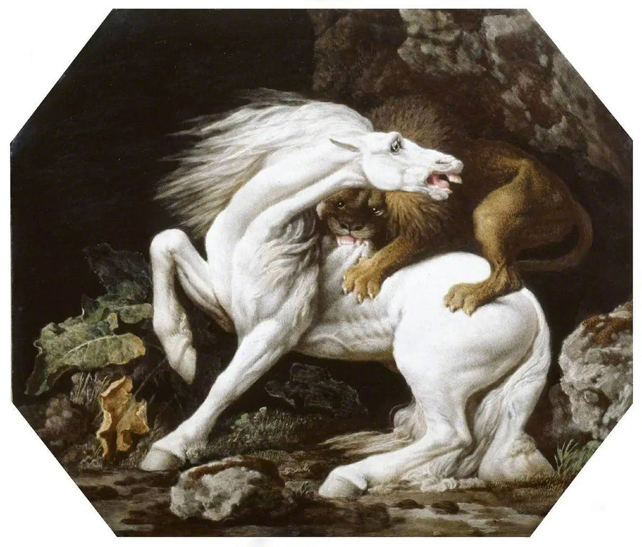 Paard aangevallen door een leeuw - George Stubbs

Source:
Cheval attaqué par un lion - George Stubbs