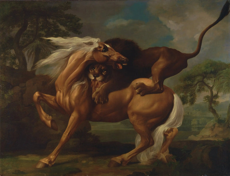 Paard aangevallen door een leeuw - George Stubbs

Source:
Cheval attaqué par un lion - George Stubbs
