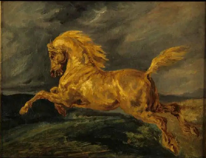Galloperend paard - Théodore Géricault