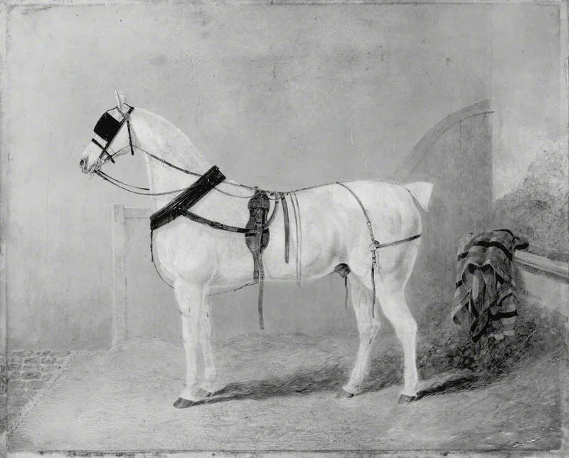 Koetspaard in een stallen - John Frederick Herring, Sr.

Source:
Cheval de calèche dans une écurie - John Frederick Herring, Sr.