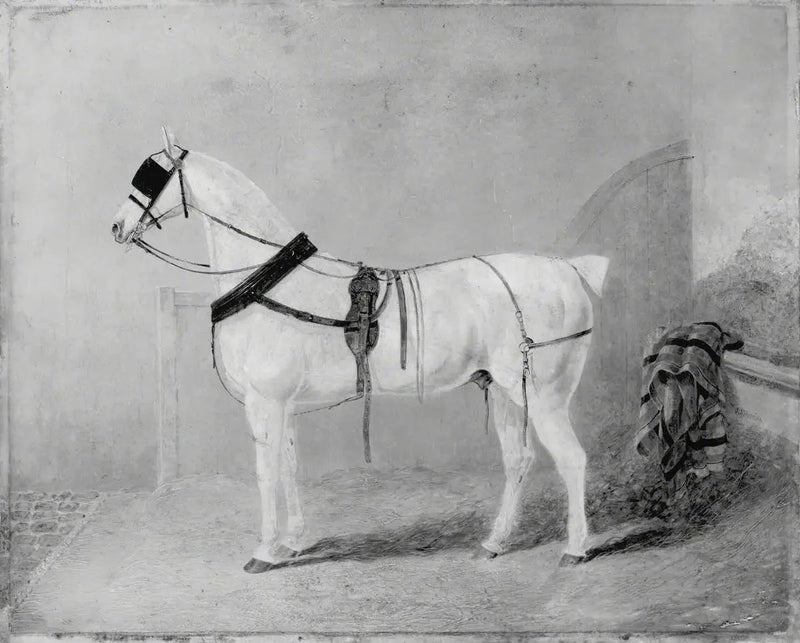 Koetspaard in een stallen - John Frederick Herring, Sr.

Source:
Cheval de calèche dans une écurie - John Frederick Herring, Sr.