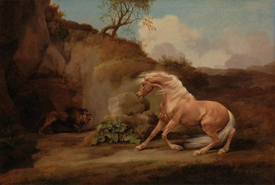 Geschrokken paard door een leeuw - George Stubbs

Source:
Cheval effrayé par un lion - George Stubbs