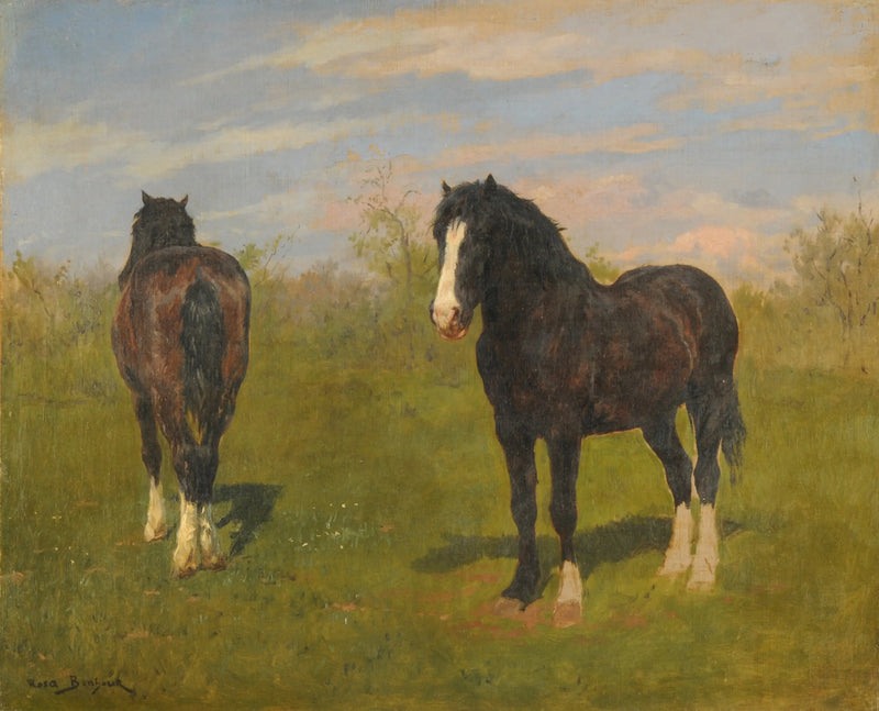 Paarden op de weide - Rosa Bonheur