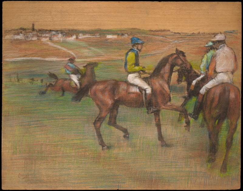 racepaarden - Edgar Degas