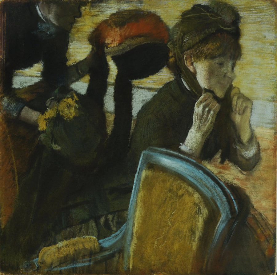 Bij de modeontwerpster - Edgar Degas