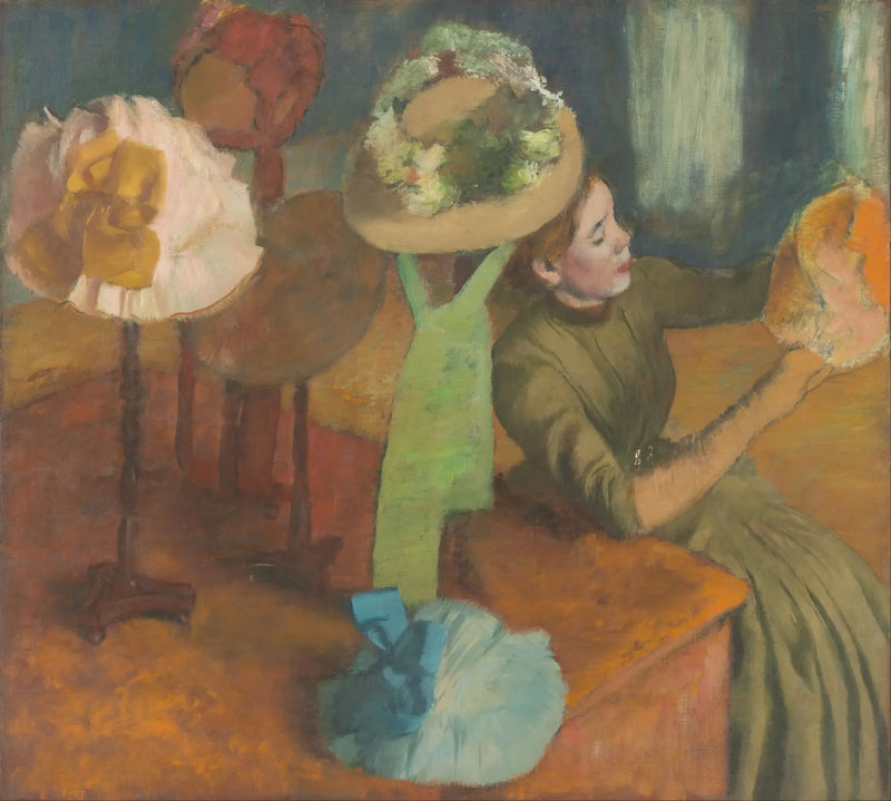 Bij de modeontwerpster - Edgar Degas