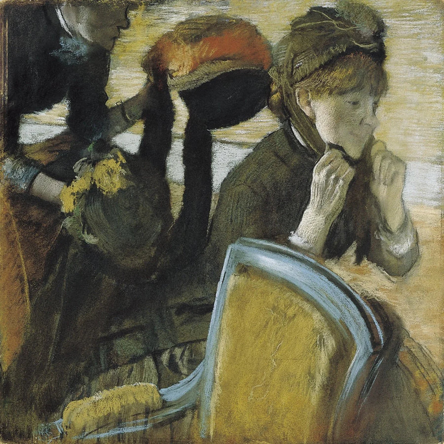 Bij de modeontwerpster - Edgar Degas