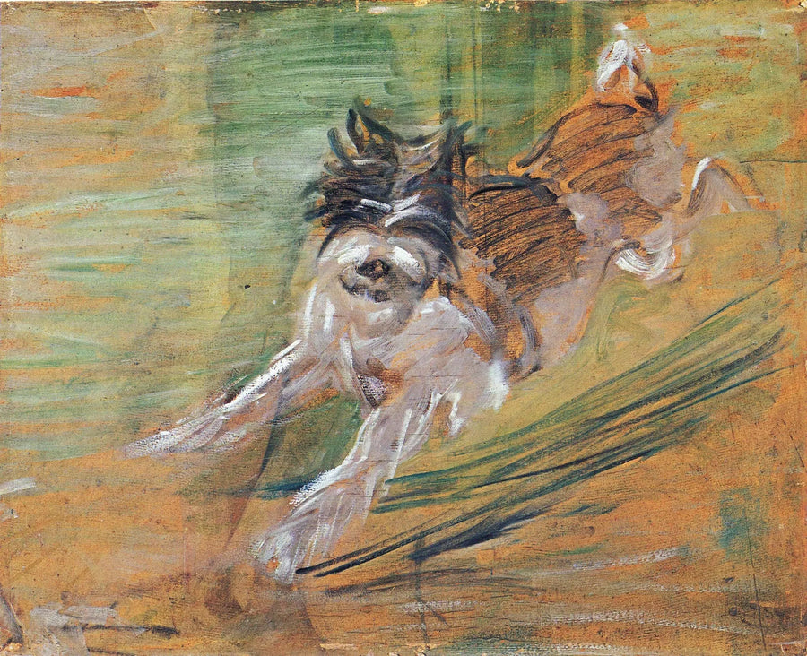 Springende hond - Franz Marc