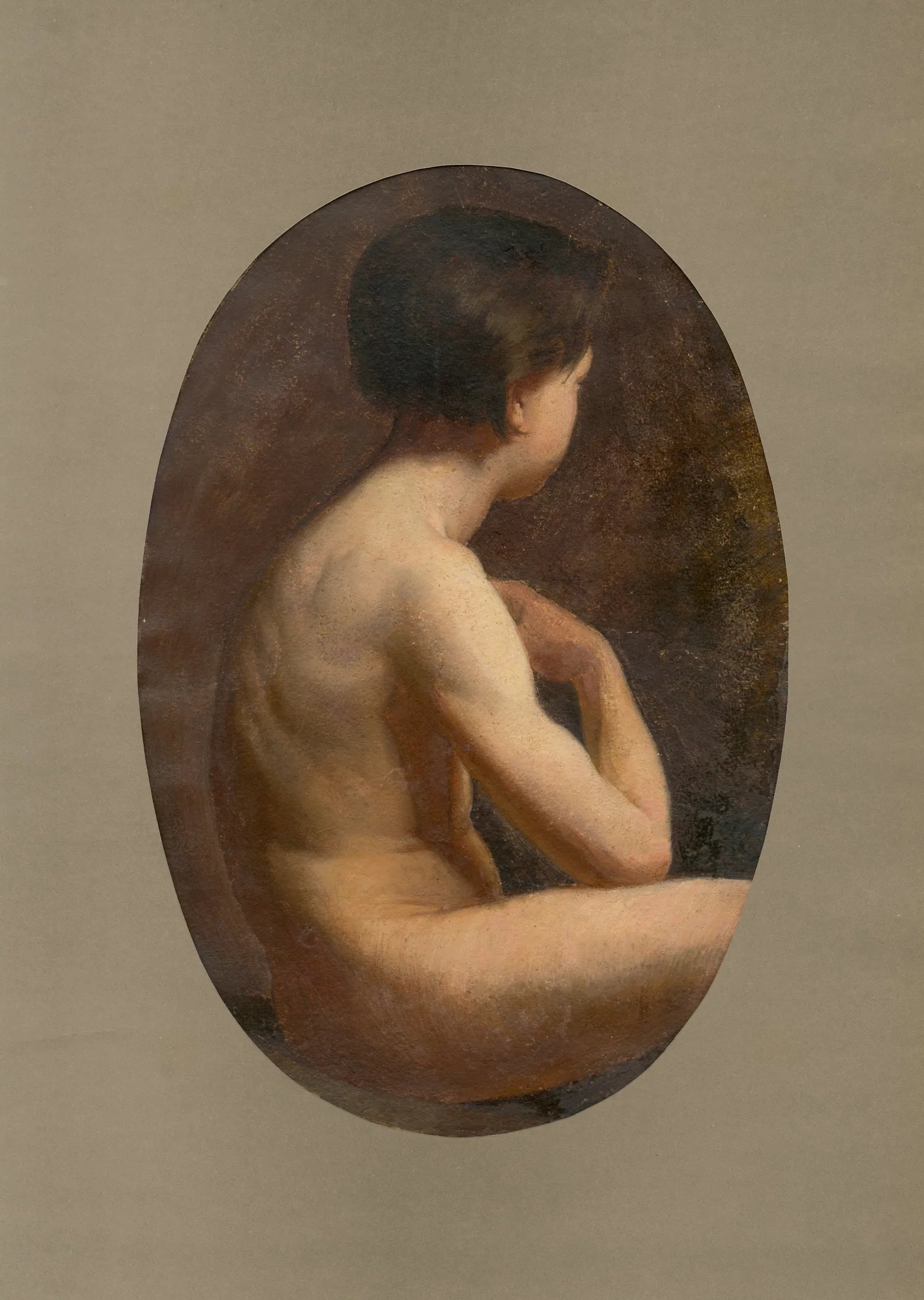 Chlapčenský akt - Gyula Benczúr image 1 reproduction de peinture à l’huile