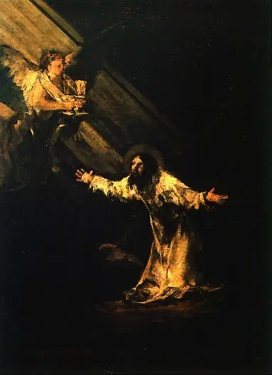 Christus in de olijfboomgaard - Francisco de Goya
