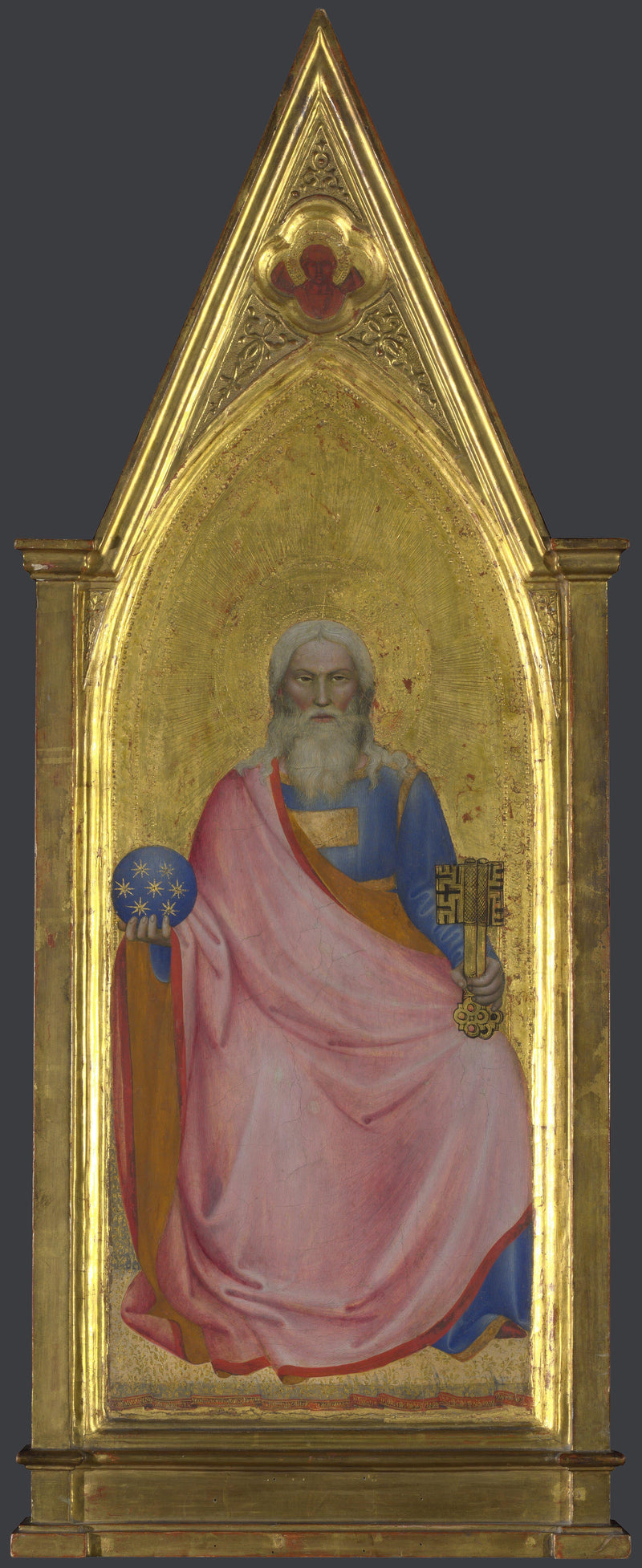 Christus van de Apocalyps: Paneel van de Centrale Piek - Giovanni da Milano