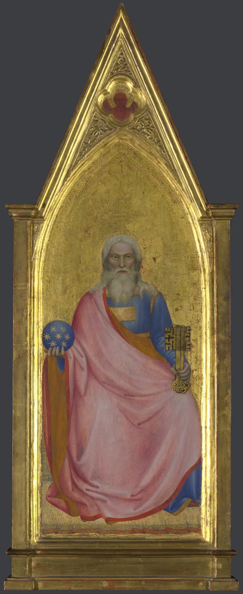 Christus van de Apocalyps: Paneel van de Centrale Piek - Giovanni da Milano