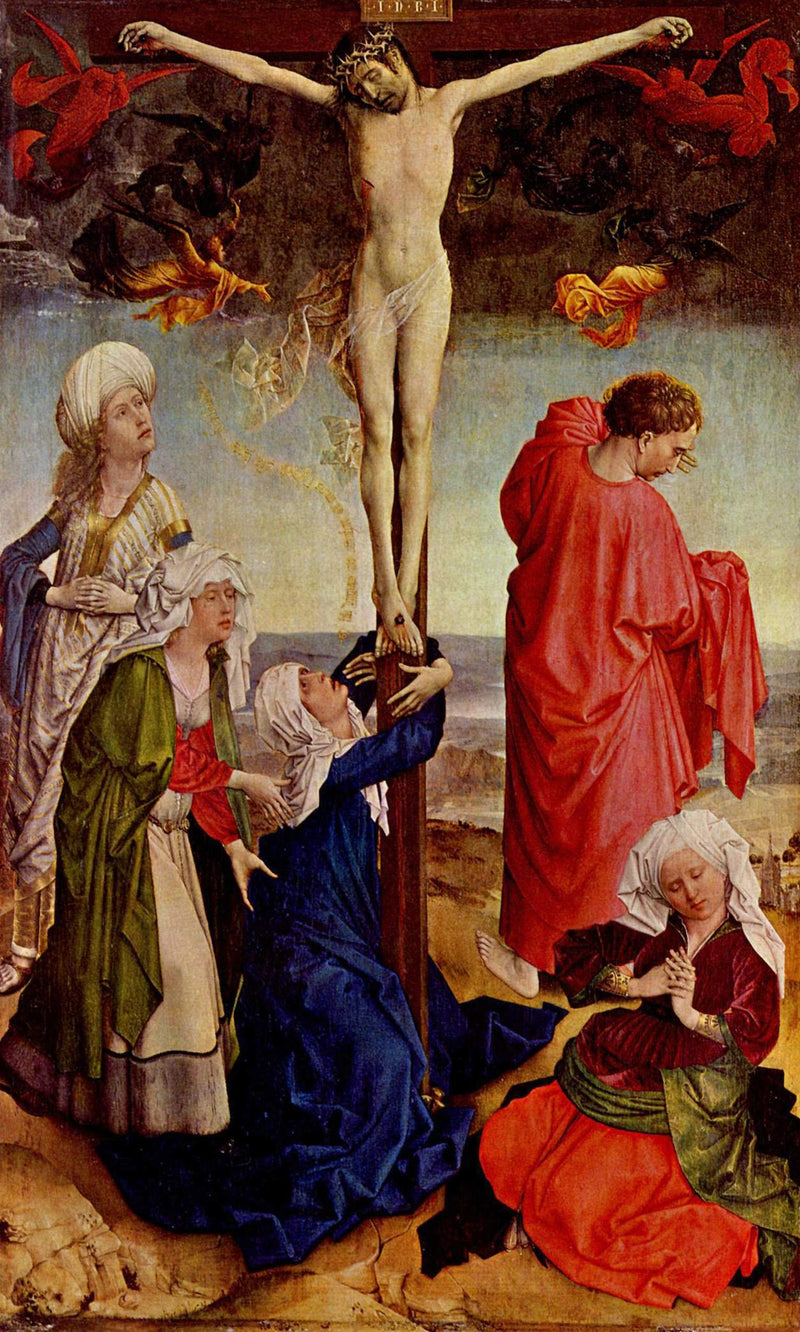 Christus aan het kruis - Robert Campin