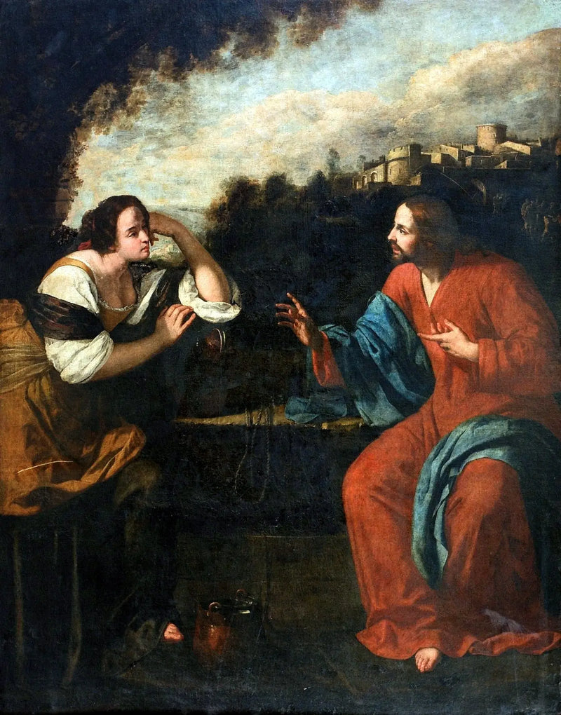 Christus en de Samaritaanse bij de put - Artemisia Gentileschi