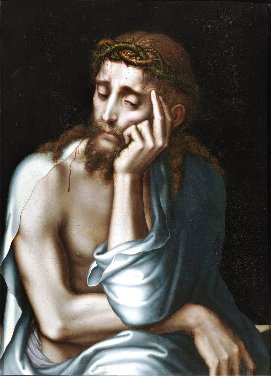 Christus, de Man van Smart - Luis de Morales