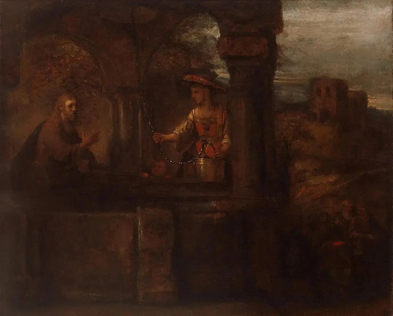 Christus en de Samaritaan - Rembrandt