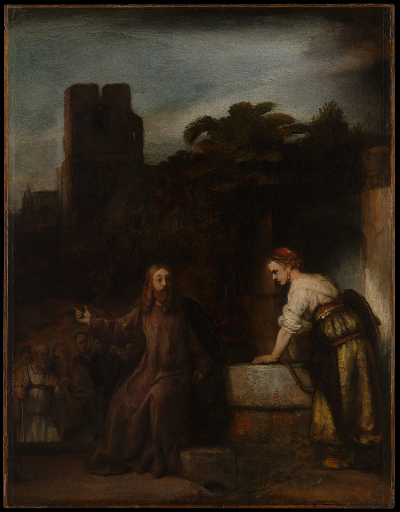 Christus en de Samaritaan - Rembrandt