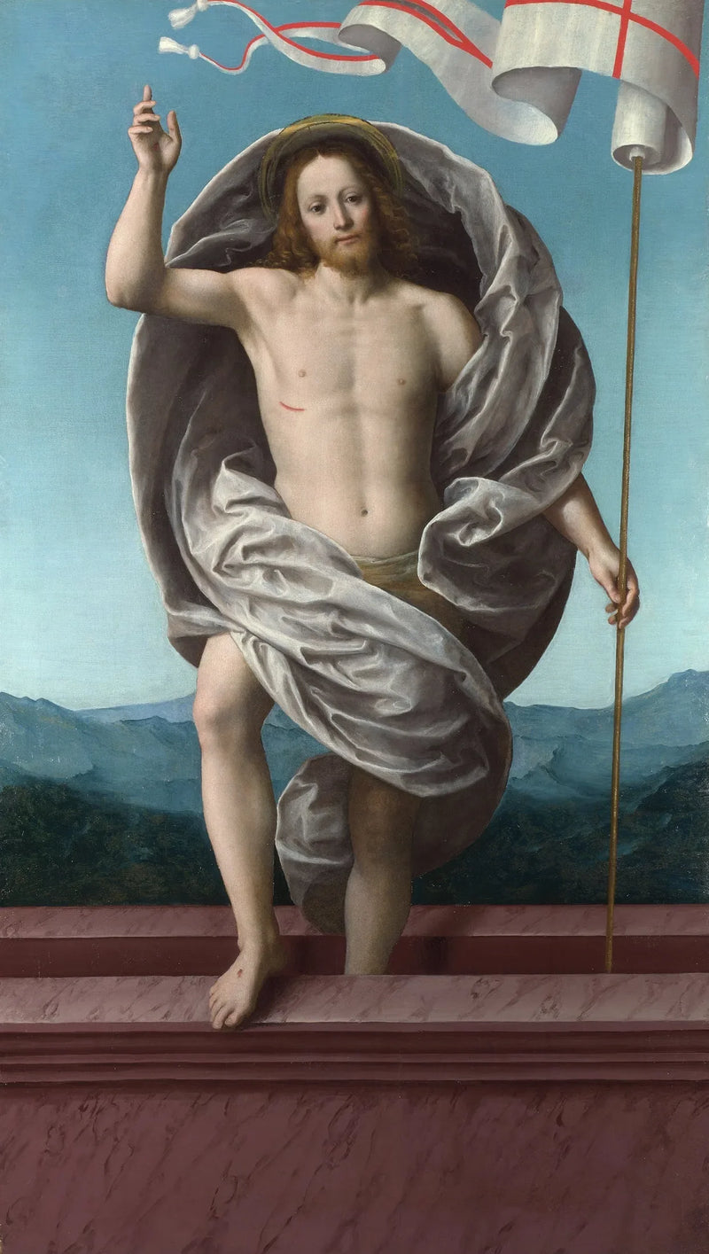 Christus die triomfantelijk uit zijn graf komt - Gaudenzio Ferrari
