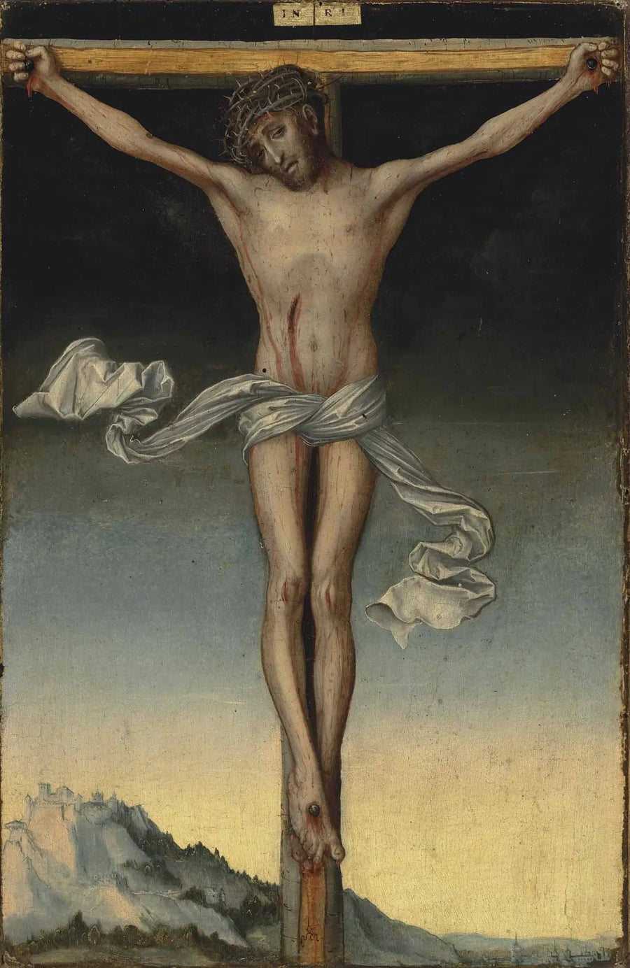 Christus aan het kruis - Lucas Cranach de Oudere