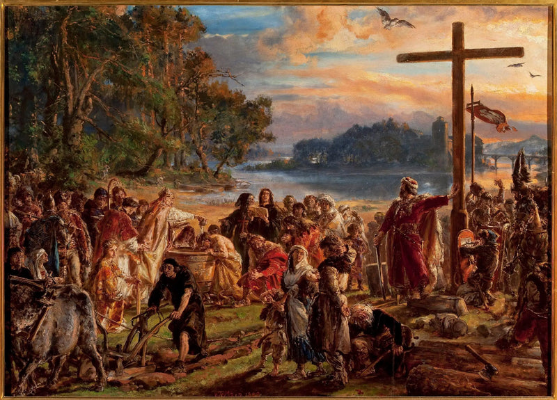 Christelijke bekering van Polen 966 na Christus - Jan Matejko

Source:
Christianisation de la Pologne 966 après JC. - Jan Matejko