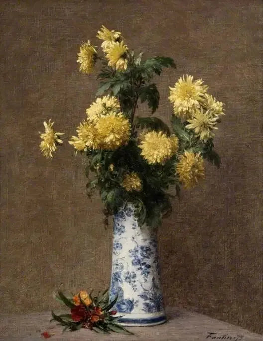 Gele chrysanten - Henri Fantin-Latour

Source:
Chrysanthèmes jaunes - Henri Fantin-Latour