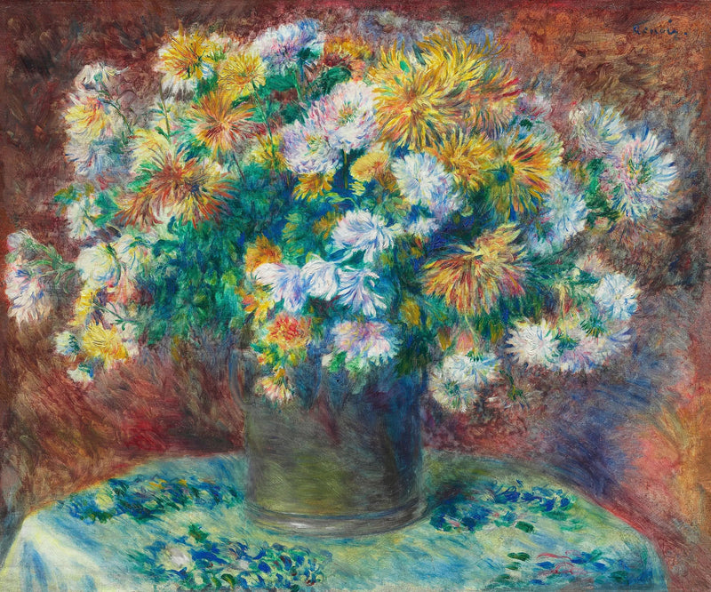 Chrysanten - Pierre-Auguste Renoir
