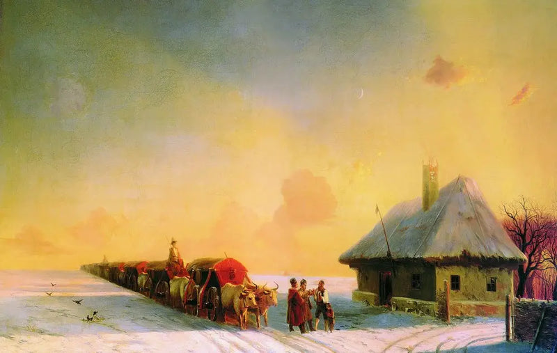 Chumaks in de Kleine Rusland - Ivan Aïvazovski

Source:
Chumaks dans la Petite Russie - Ivan Aïvazovski
